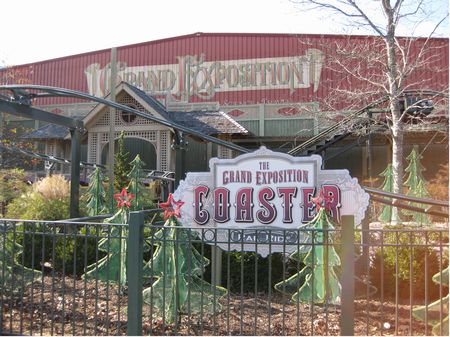 The Grand Exposition Coaster at Silver Dollar City